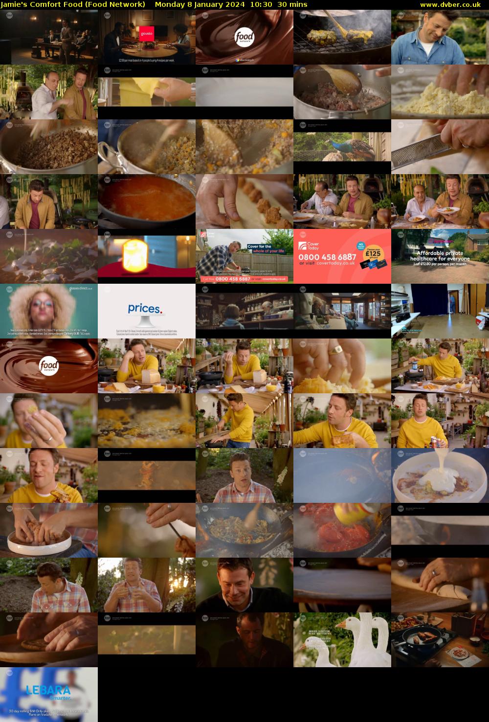 Jamie's Comfort Food (Food Network) Monday 8 January 2024 10:30 - 11:00
