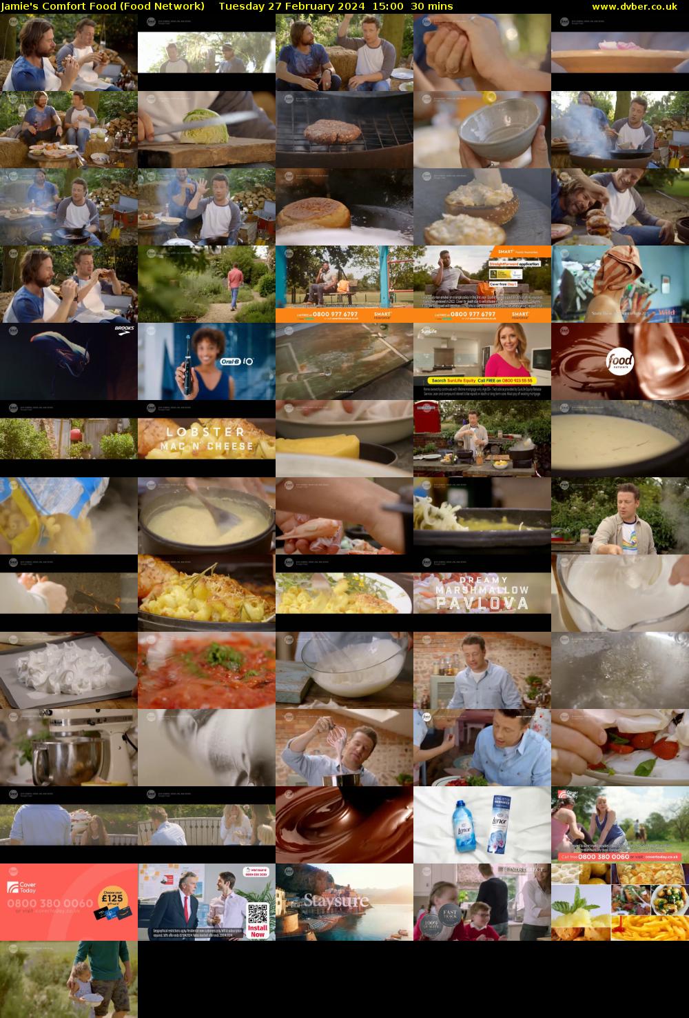 Jamie's Comfort Food (Food Network) Tuesday 27 February 2024 15:00 - 15:30