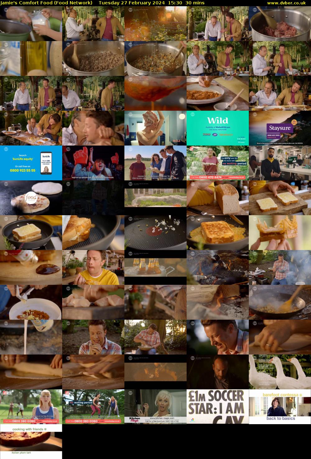Jamie's Comfort Food (Food Network) Tuesday 27 February 2024 15:30 - 16:00