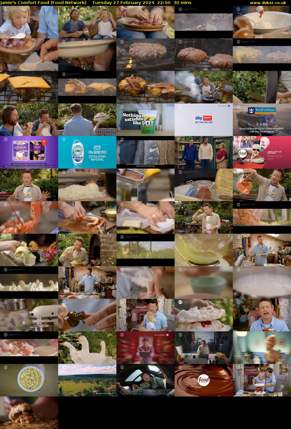 Jamie's Comfort Food (Food Network) Tuesday 27 February 2024 22:00 - 22:30
