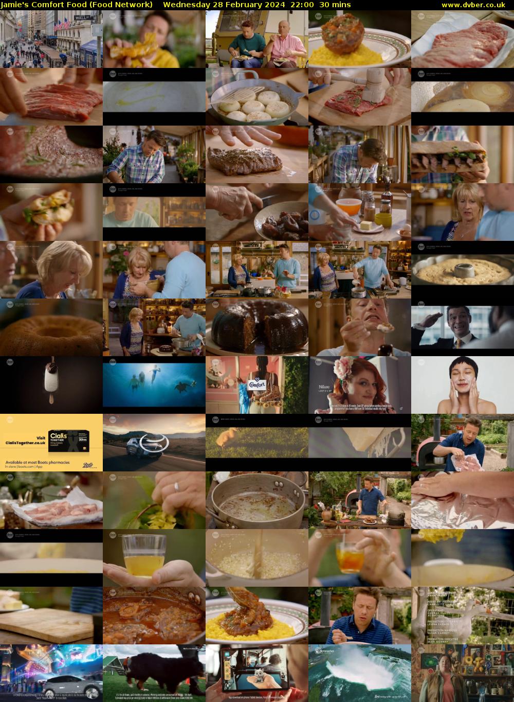 Jamie's Comfort Food (Food Network) Wednesday 28 February 2024 22:00 - 22:30