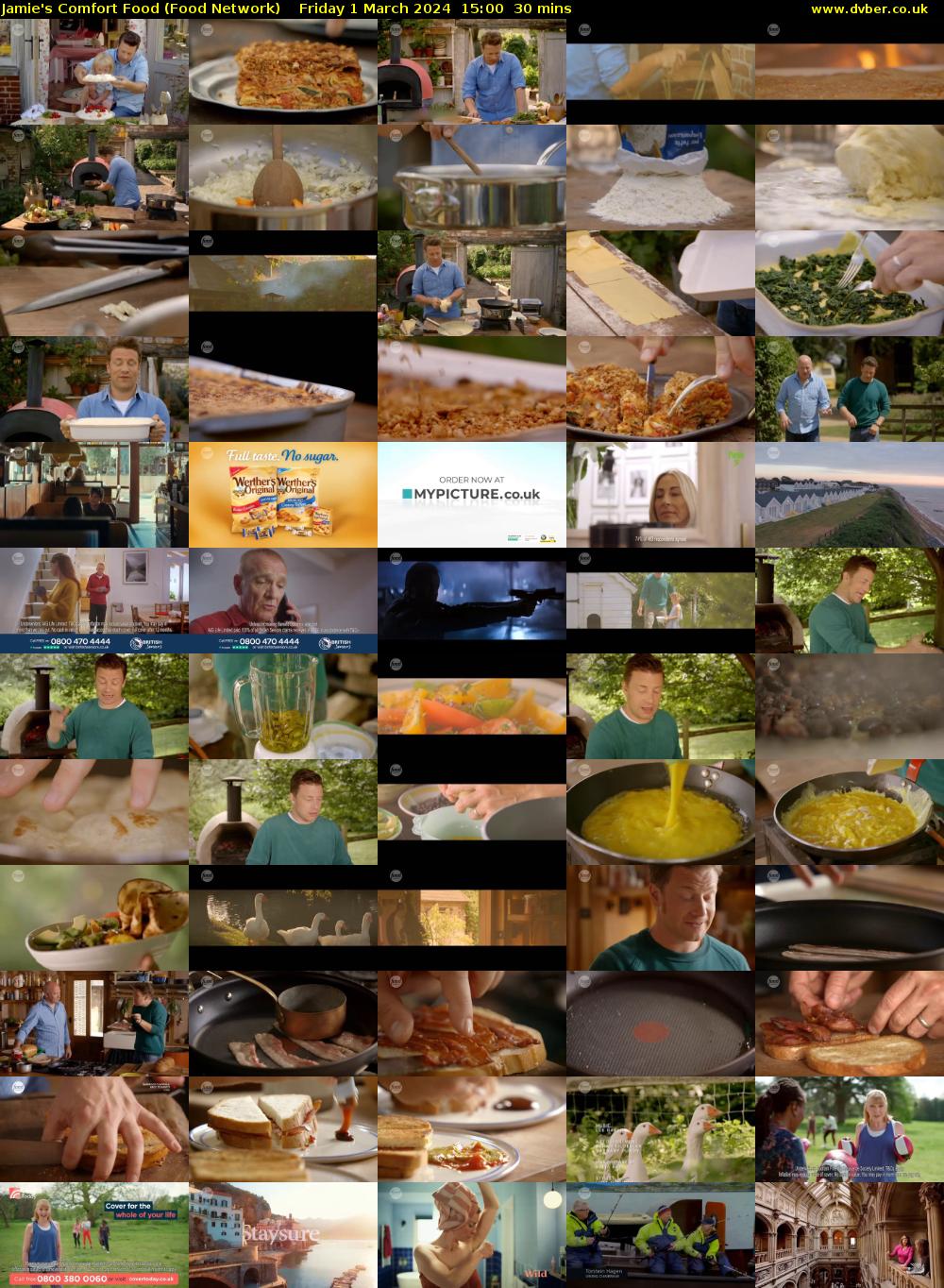 Jamie's Comfort Food (Food Network) Friday 1 March 2024 15:00 - 15:30