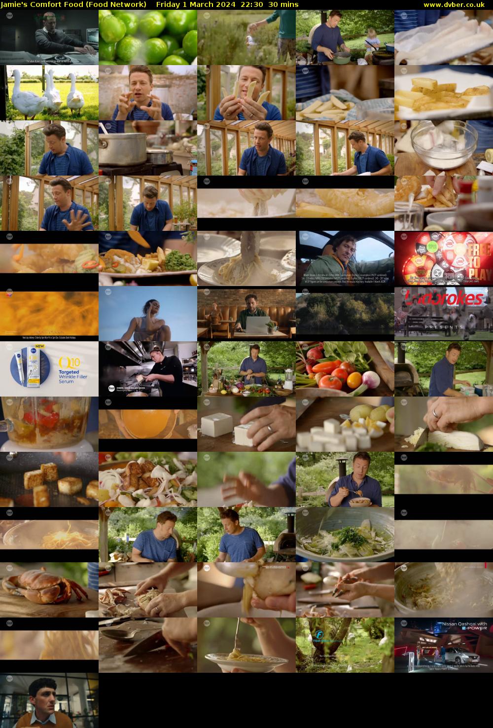 Jamie's Comfort Food (Food Network) Friday 1 March 2024 22:30 - 23:00