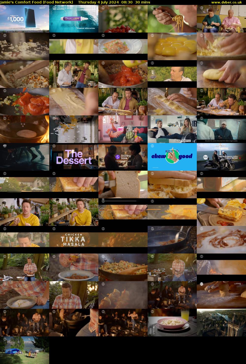 Jamie's Comfort Food (Food Network) Thursday 4 July 2024 08:30 - 09:00