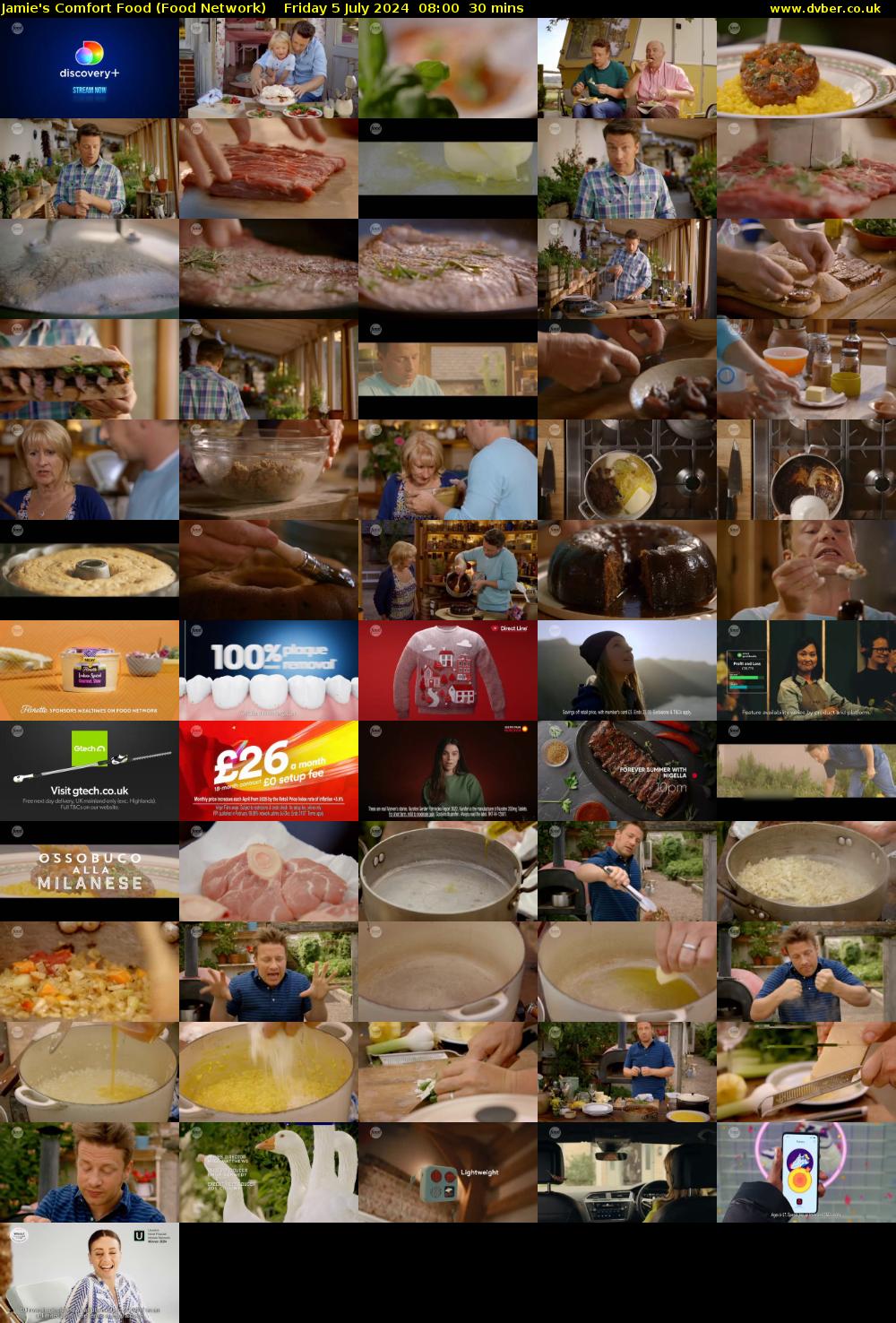 Jamie's Comfort Food (Food Network) Friday 5 July 2024 08:00 - 08:30
