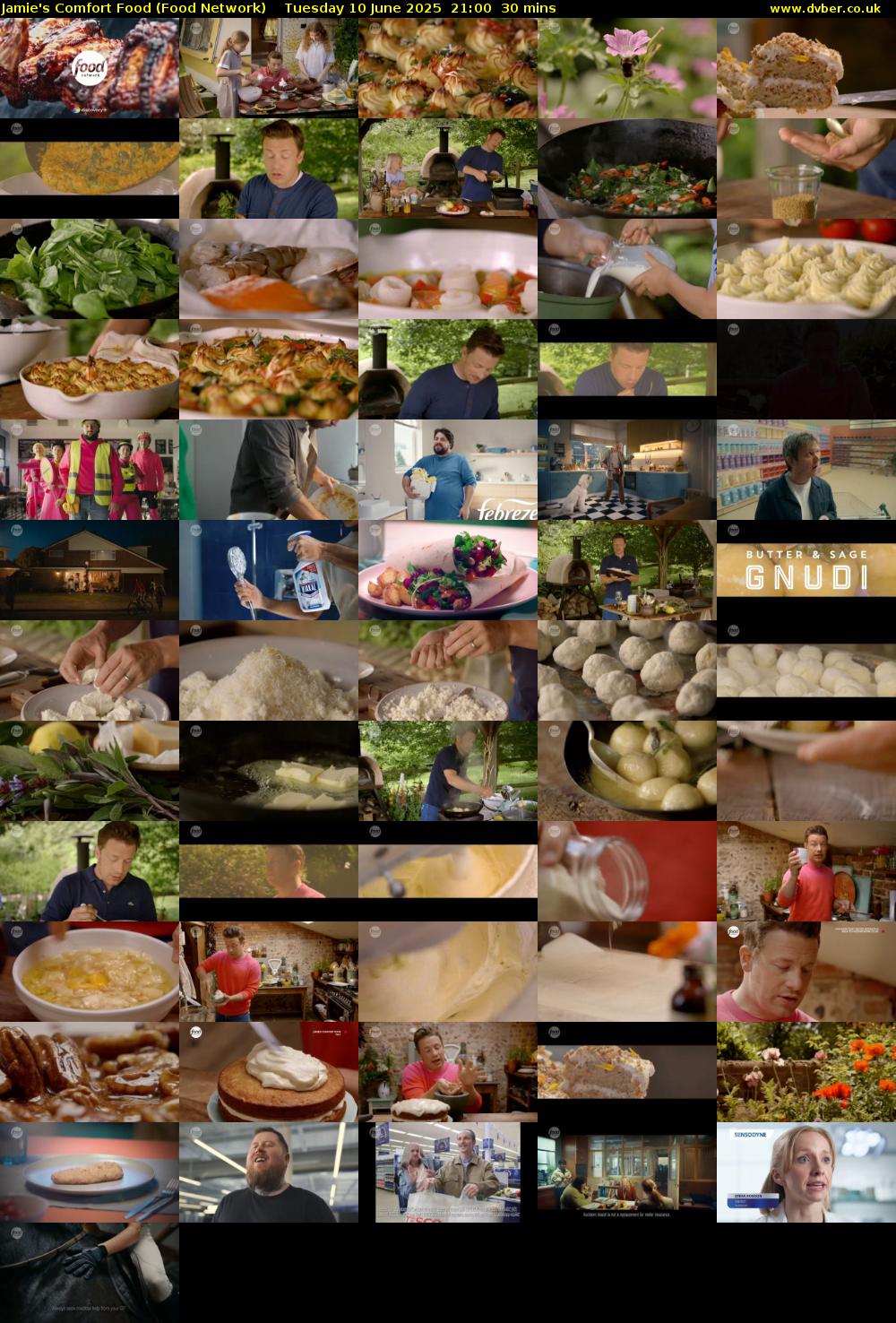 Jamie's Comfort Food (Food Network) Tuesday 10 June 2025 21:00 - 21:30