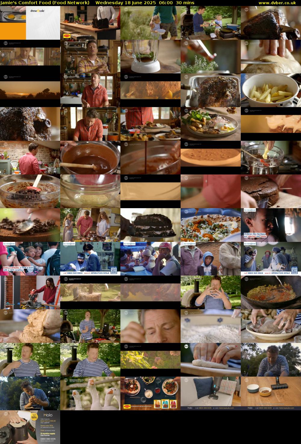Jamie's Comfort Food (Food Network) Wednesday 18 June 2025 06:00 - 06:30