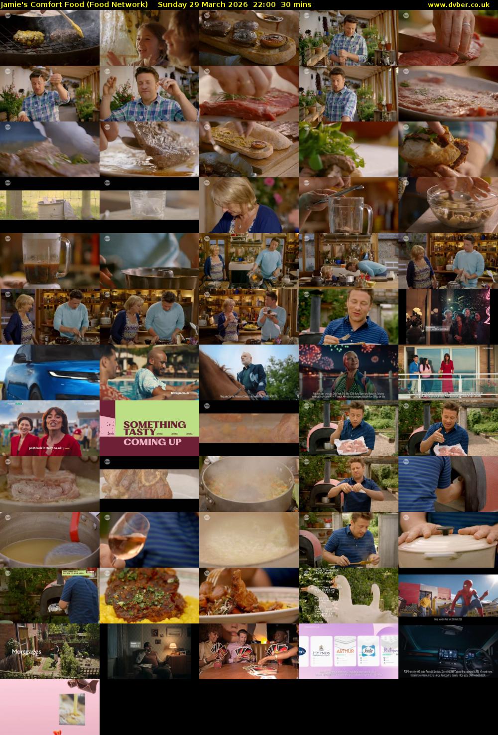 Jamie's Comfort Food (Food Network) Sunday 29 March 2026 22:00 - 22:30