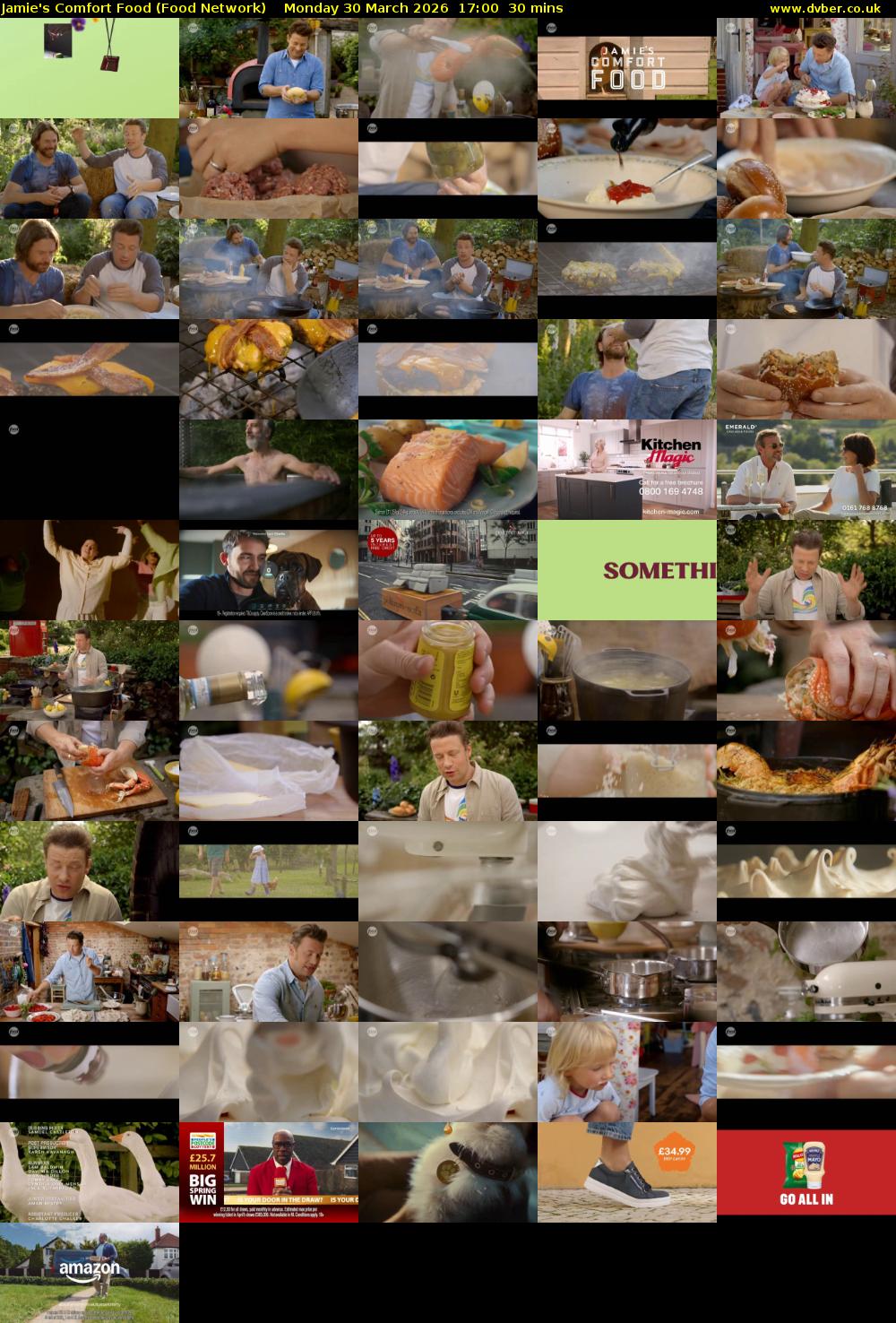 Jamie's Comfort Food (Food Network) Monday 30 March 2026 17:00 - 17:30
