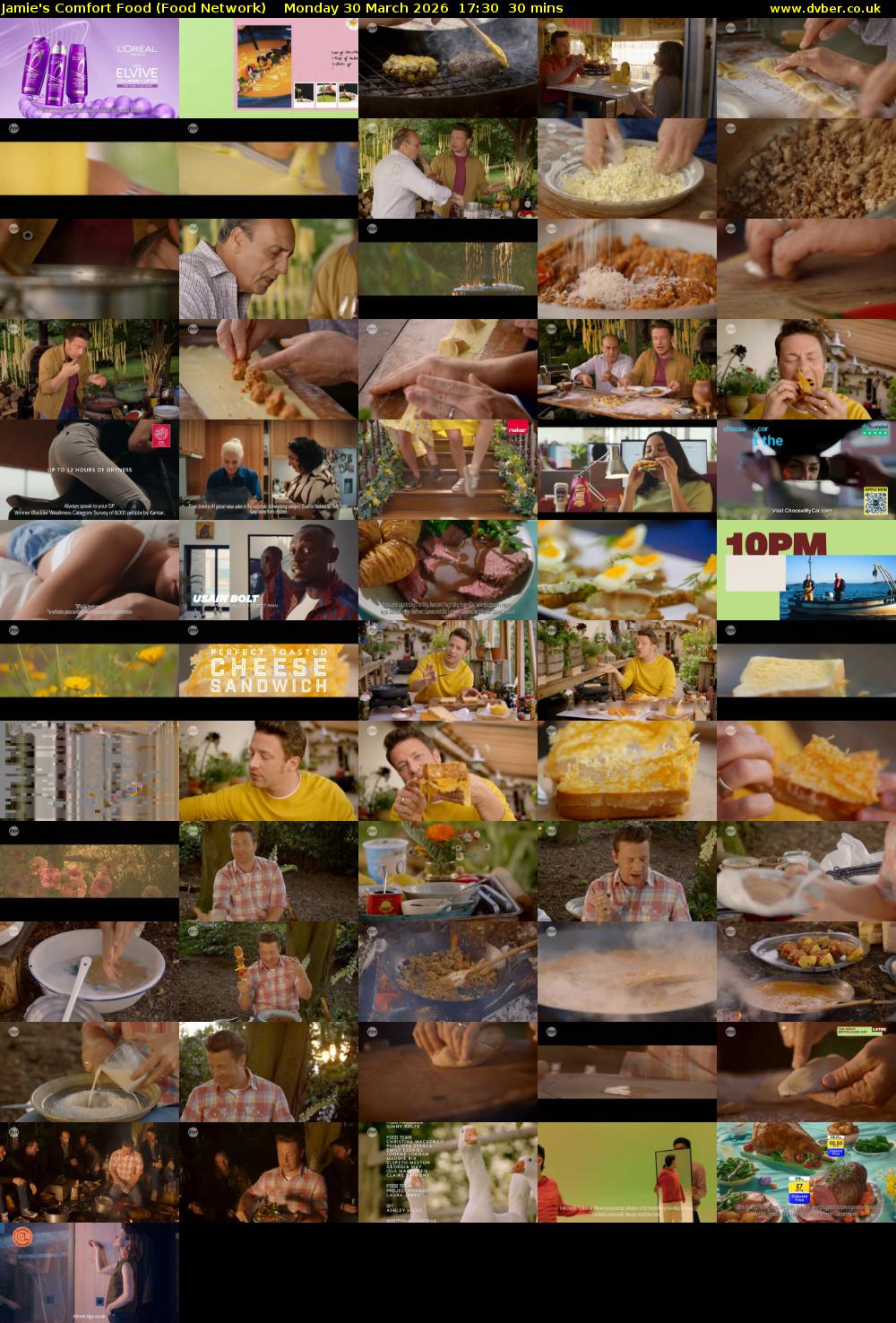 Jamie's Comfort Food (Food Network) Monday 30 March 2026 17:30 - 18:00