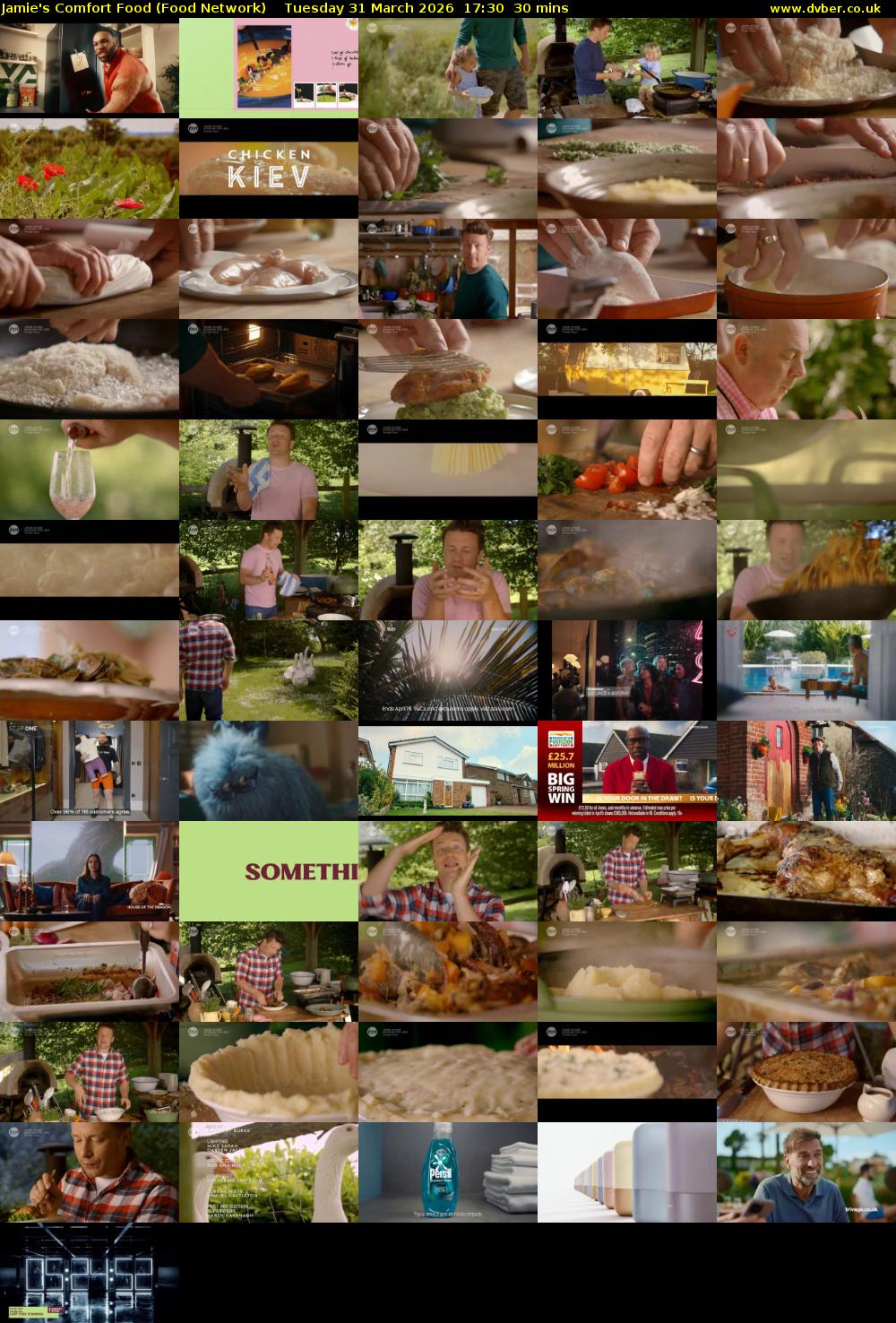 Jamie's Comfort Food (Food Network) Tuesday 31 March 2026 17:30 - 18:00