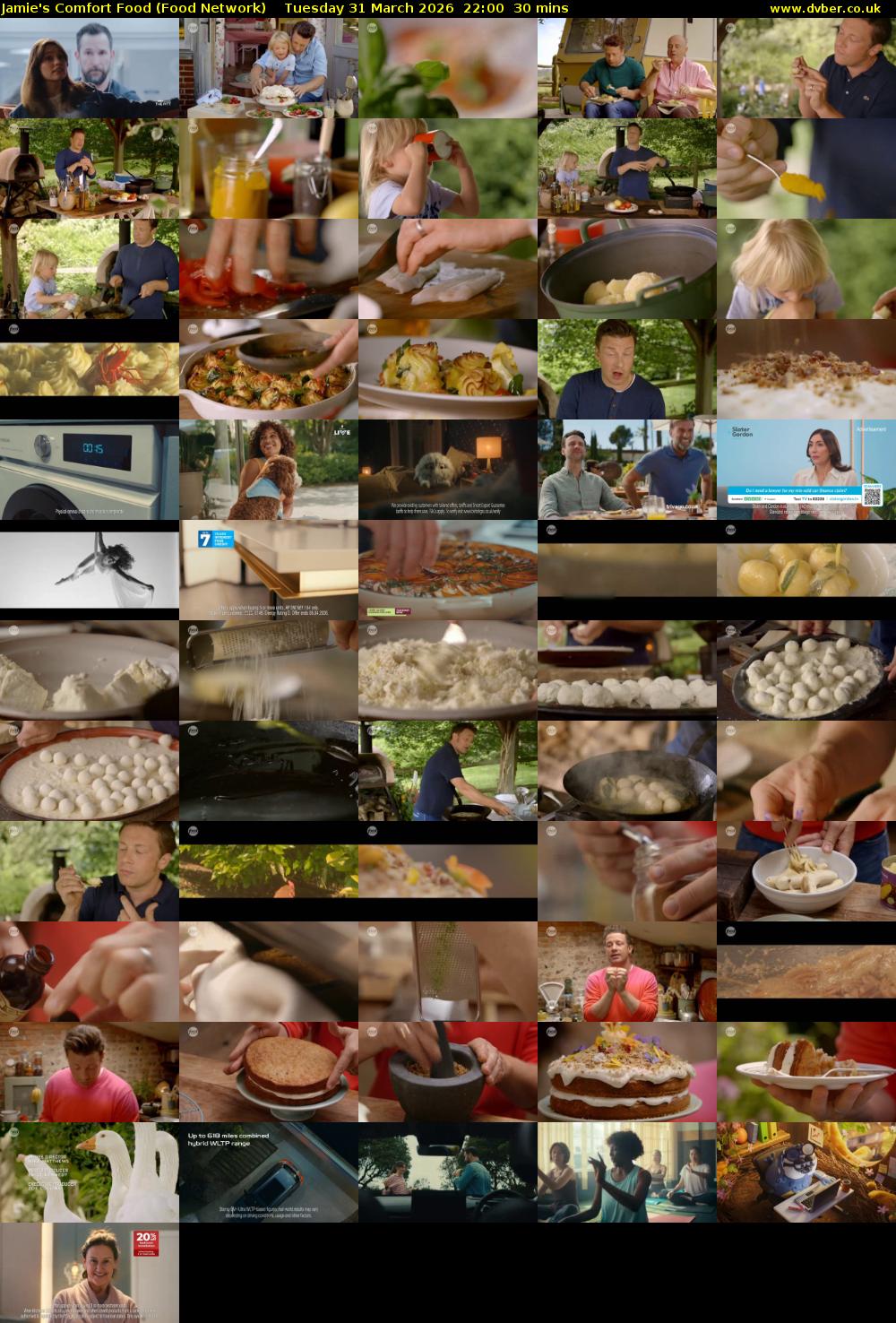 Jamie's Comfort Food (Food Network) Tuesday 31 March 2026 22:00 - 22:30