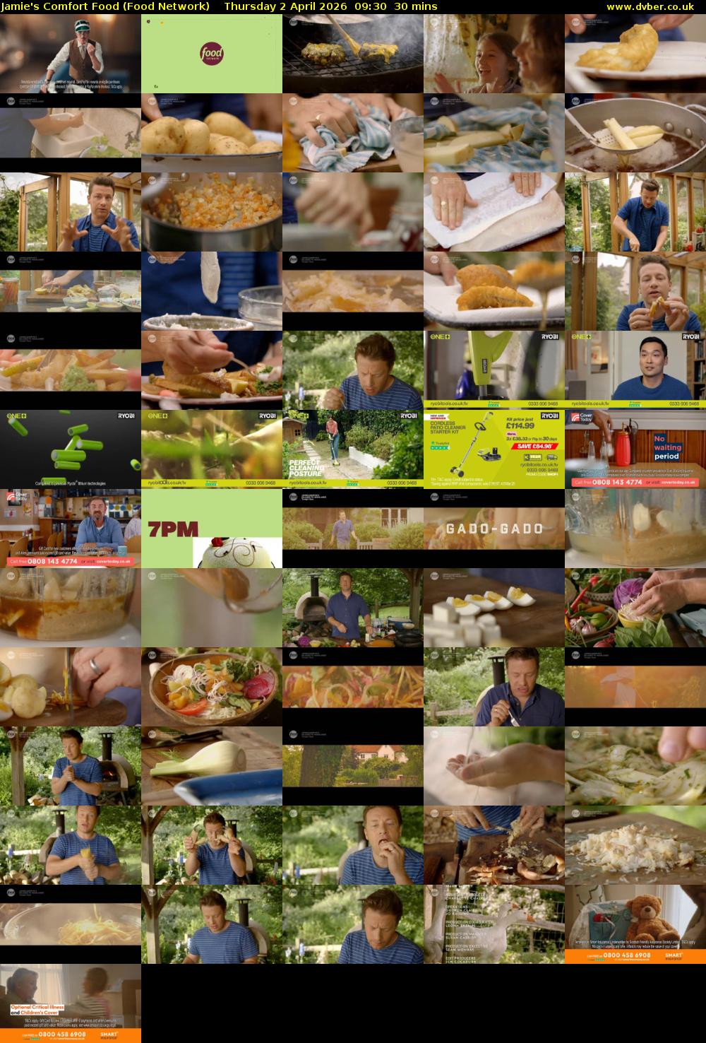 Jamie's Comfort Food (Food Network) Thursday 2 April 2026 09:30 - 10:00