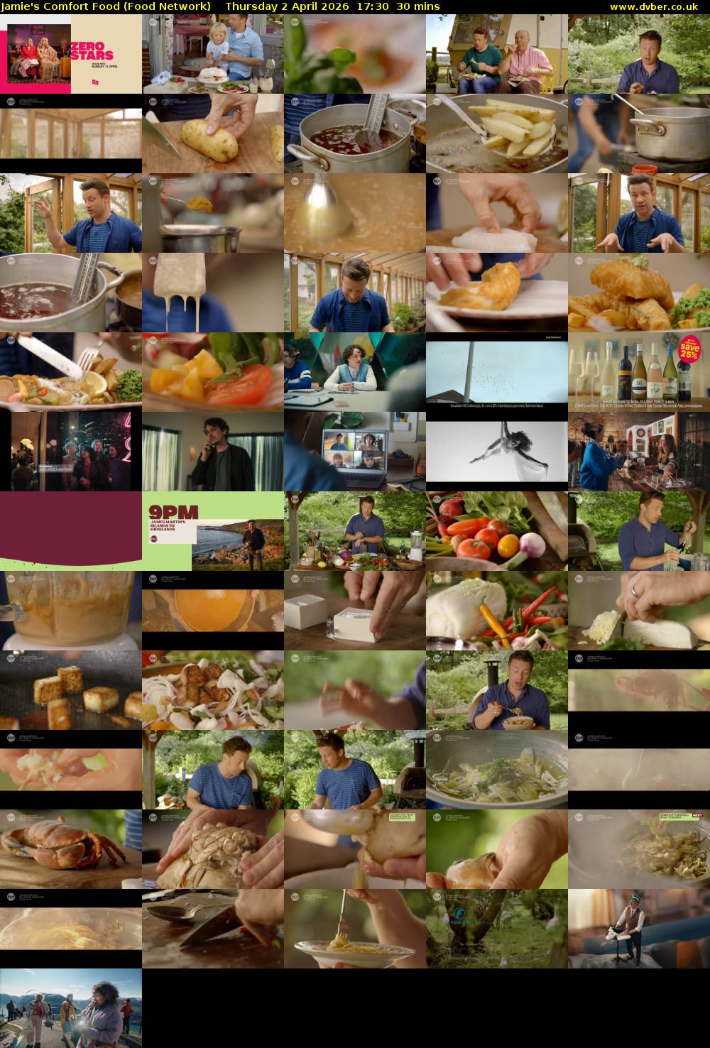 Jamie's Comfort Food (Food Network) Thursday 2 April 2026 17:30 - 18:00