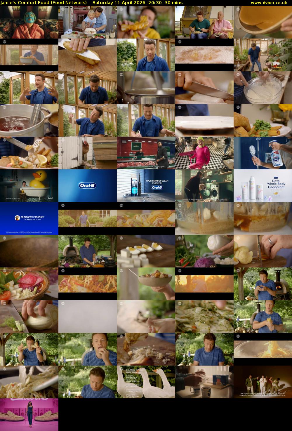Jamie's Comfort Food (Food Network) Saturday 11 April 2026 20:30 - 21:00