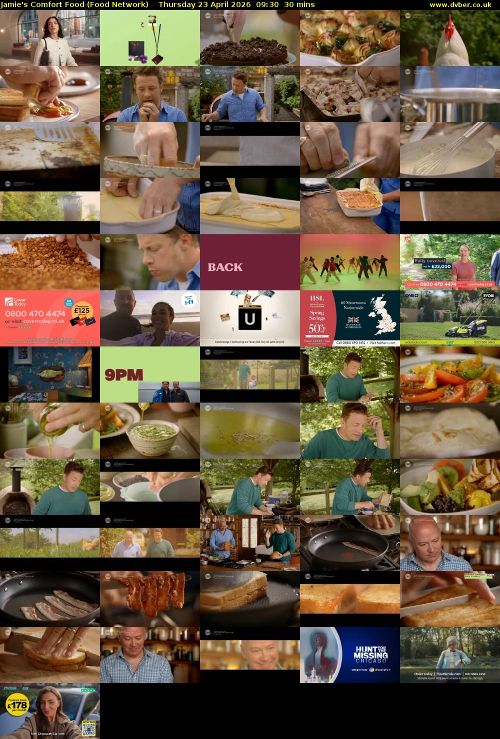 Jamie's Comfort Food (Food Network) Thursday 23 April 2026 09:30 - 10:00
