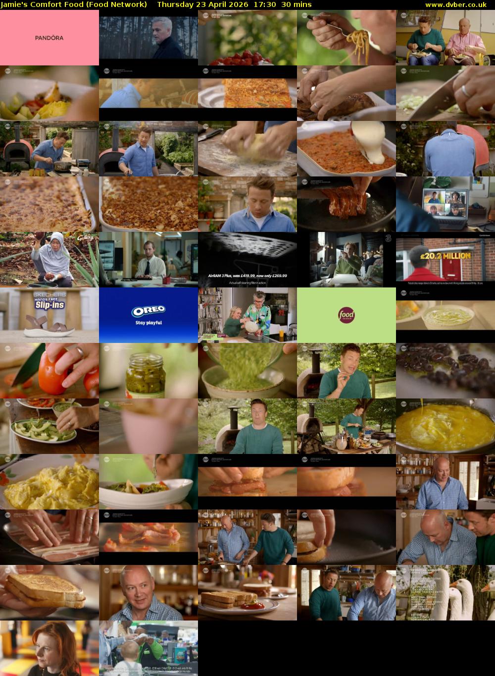 Jamie's Comfort Food (Food Network) Thursday 23 April 2026 17:30 - 18:00