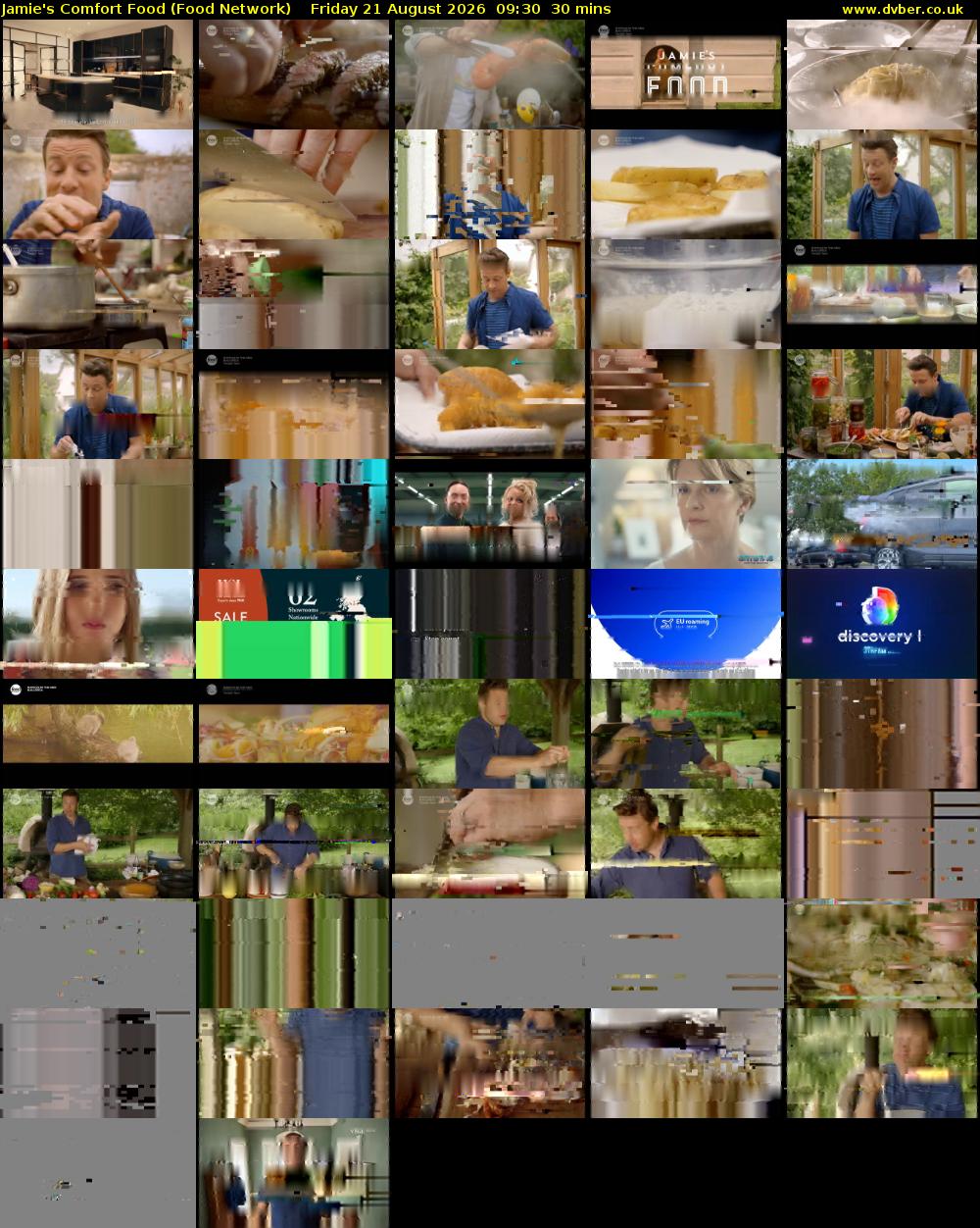Jamie's Comfort Food (Food Network) Friday 21 August 2026 09:30 - 10:00