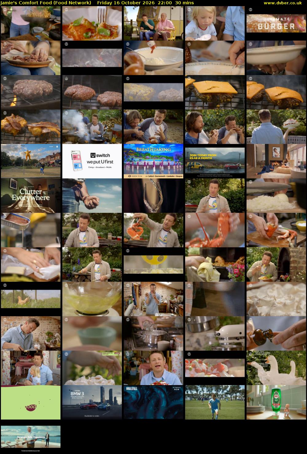 Jamie's Comfort Food (Food Network) Friday 16 October 2026 22:00 - 22:30