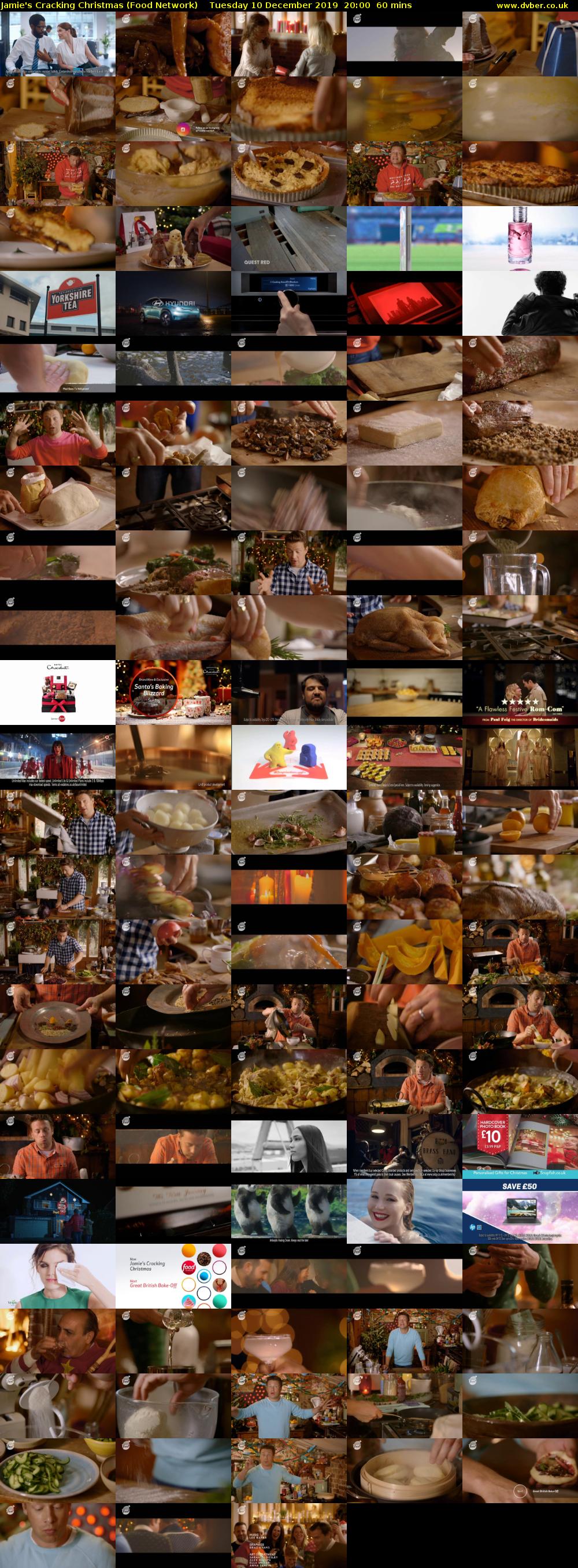 Jamie's Cracking Christmas (Food Network) Tuesday 10 December 2019 20:00 - 21:00