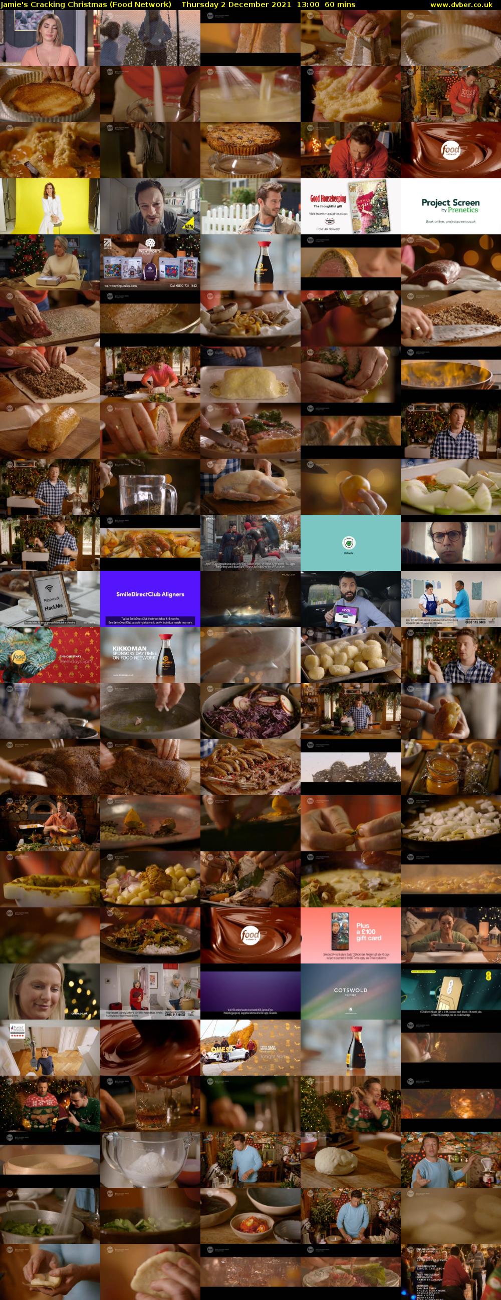 Jamie's Cracking Christmas (Food Network) Thursday 2 December 2021 13:00 - 14:00