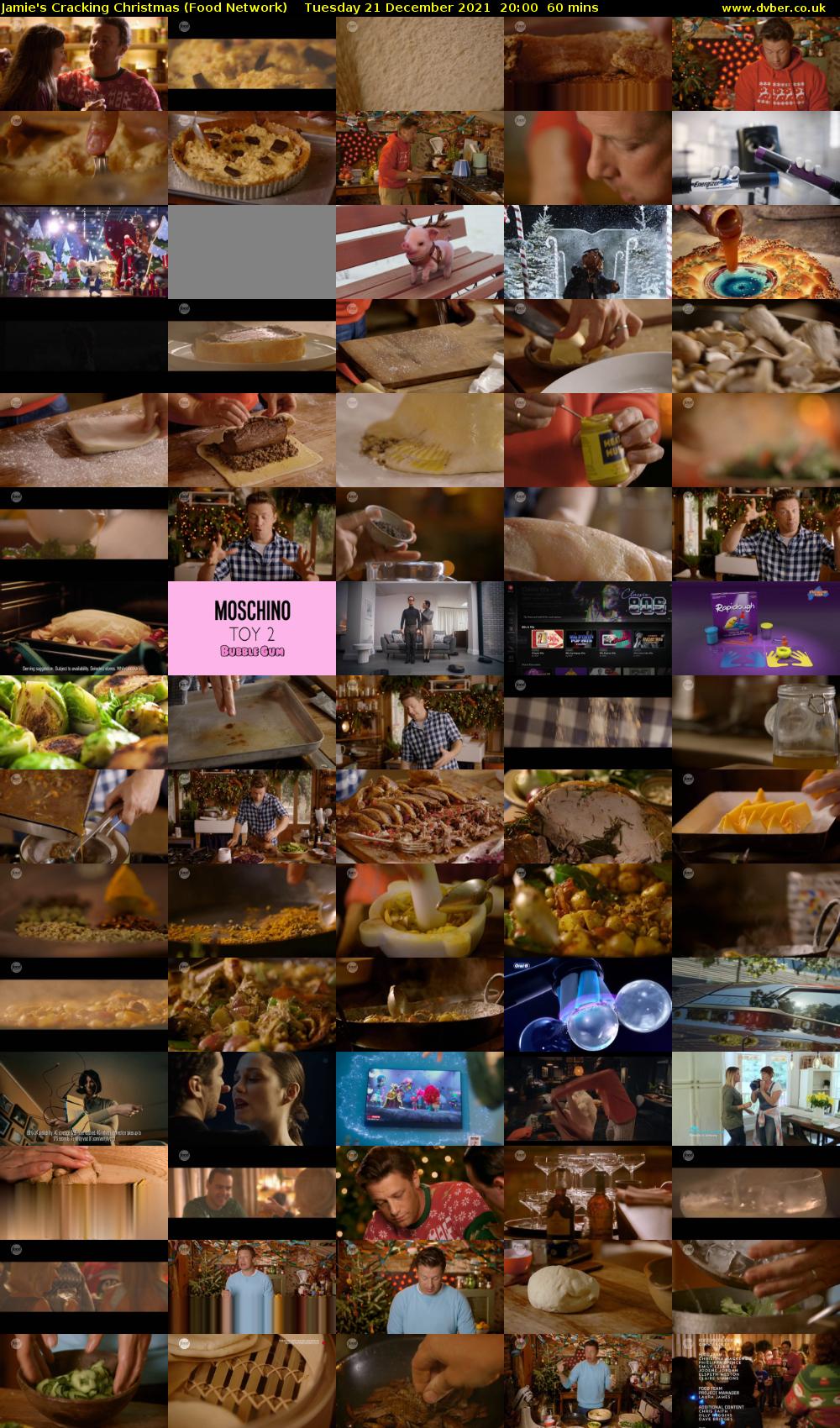 Jamie's Cracking Christmas (Food Network) Tuesday 21 December 2021 20:00 - 21:00