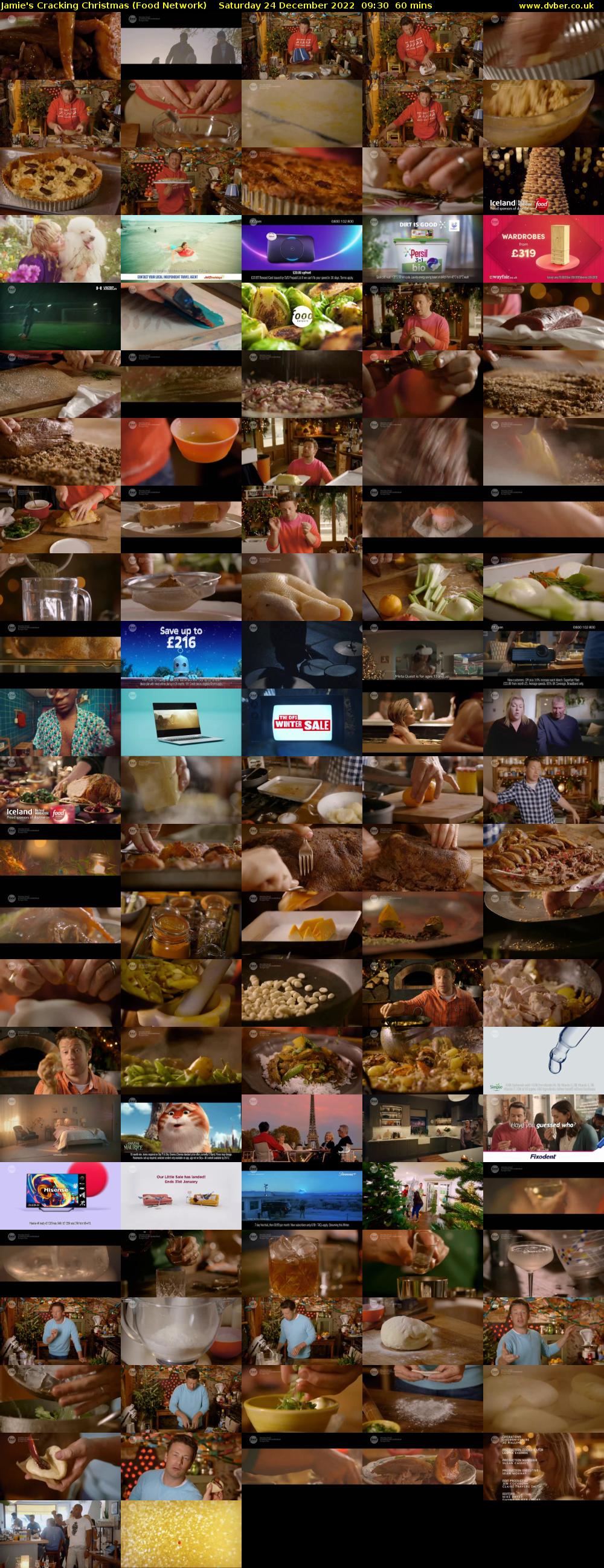 Jamie's Cracking Christmas (Food Network) Saturday 24 December 2022 09:30 - 10:30