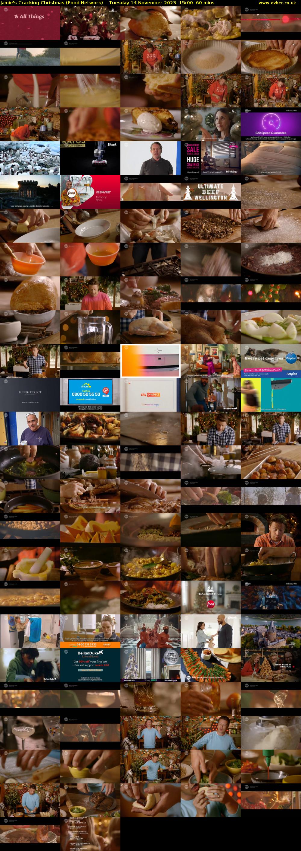 Jamie's Cracking Christmas (Food Network) Tuesday 14 November 2023 15:00 - 16:00