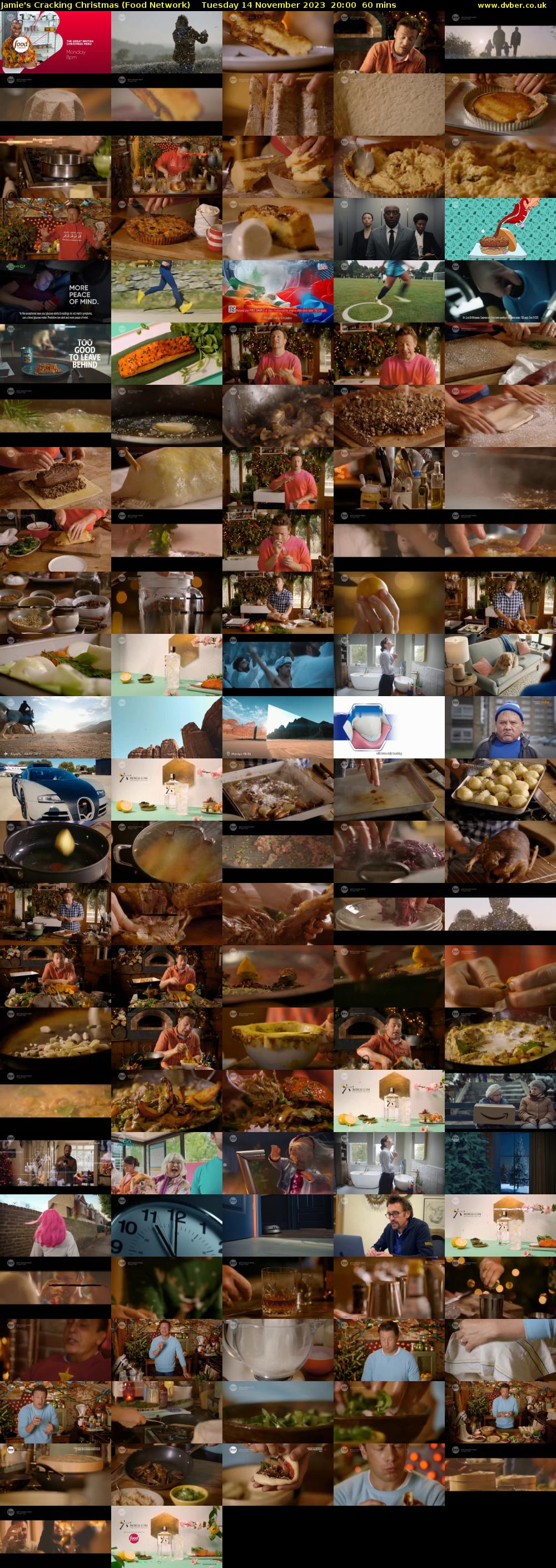 Jamie's Cracking Christmas (Food Network) Tuesday 14 November 2023 20:00 - 21:00