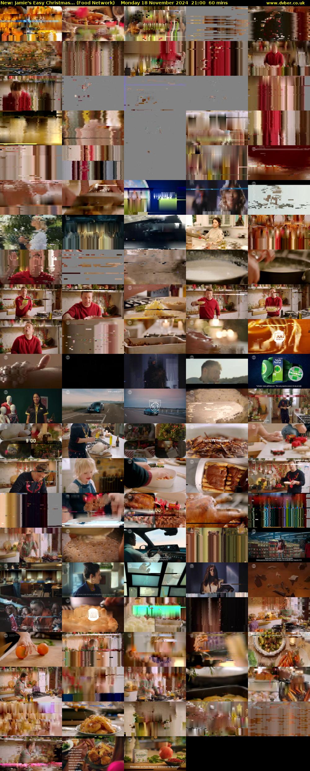 Jamie's Easy Christmas... (Food Network) Monday 18 November 2024 21:00 - 22:00