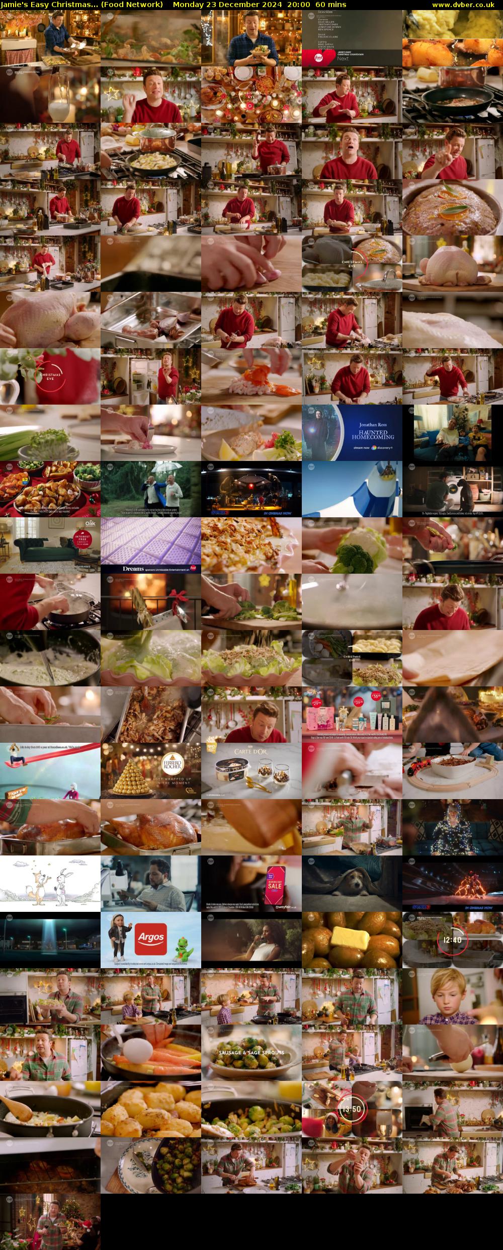Jamie's Easy Christmas... (Food Network) Monday 23 December 2024 20:00 - 21:00