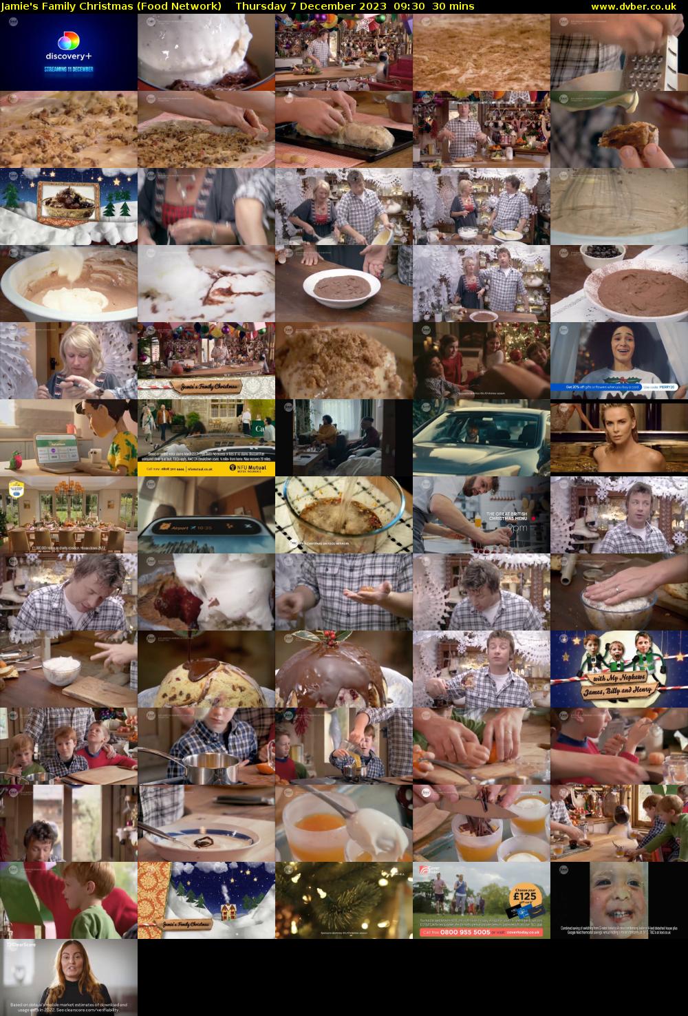 Jamie's Family Christmas (Food Network) Thursday 7 December 2023 09:30 - 10:00