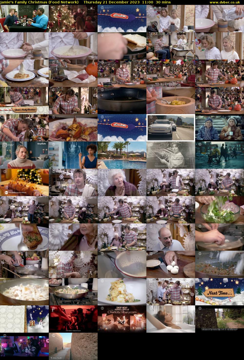 Jamie's Family Christmas (Food Network) Thursday 21 December 2023 11:00 - 11:30