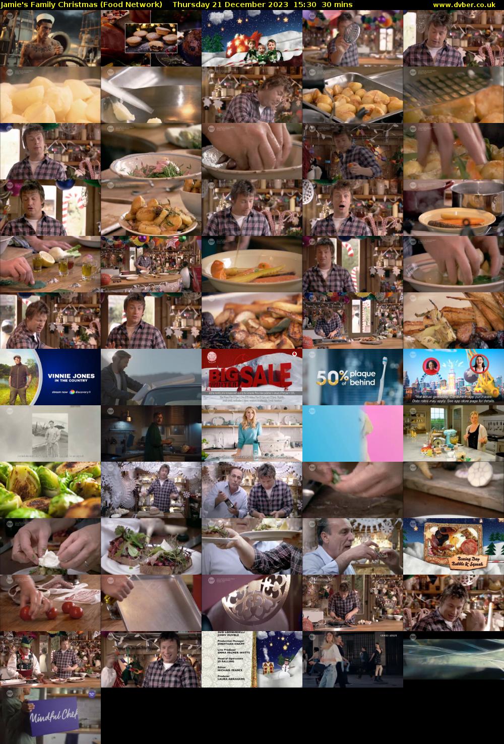 Jamie's Family Christmas (Food Network) Thursday 21 December 2023 15:30 - 16:00