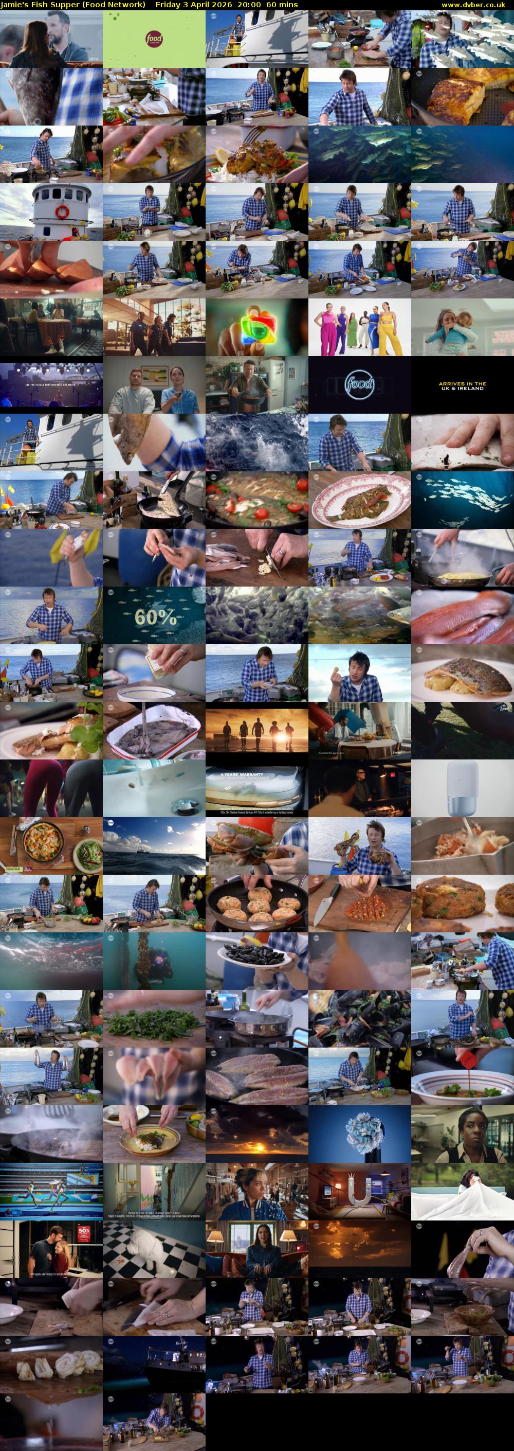 Jamie's Fish Supper (Food Network) Friday 3 April 2026 20:00 - 21:00