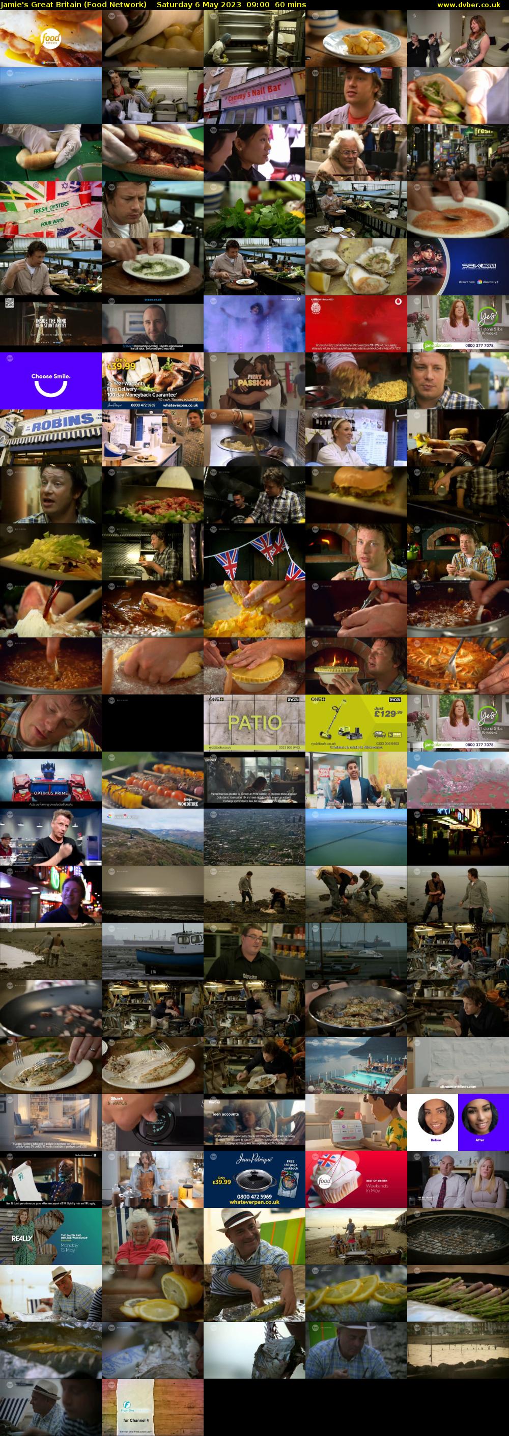 Jamie's Great Britain (Food Network) Saturday 6 May 2023 09:00 - 10:00