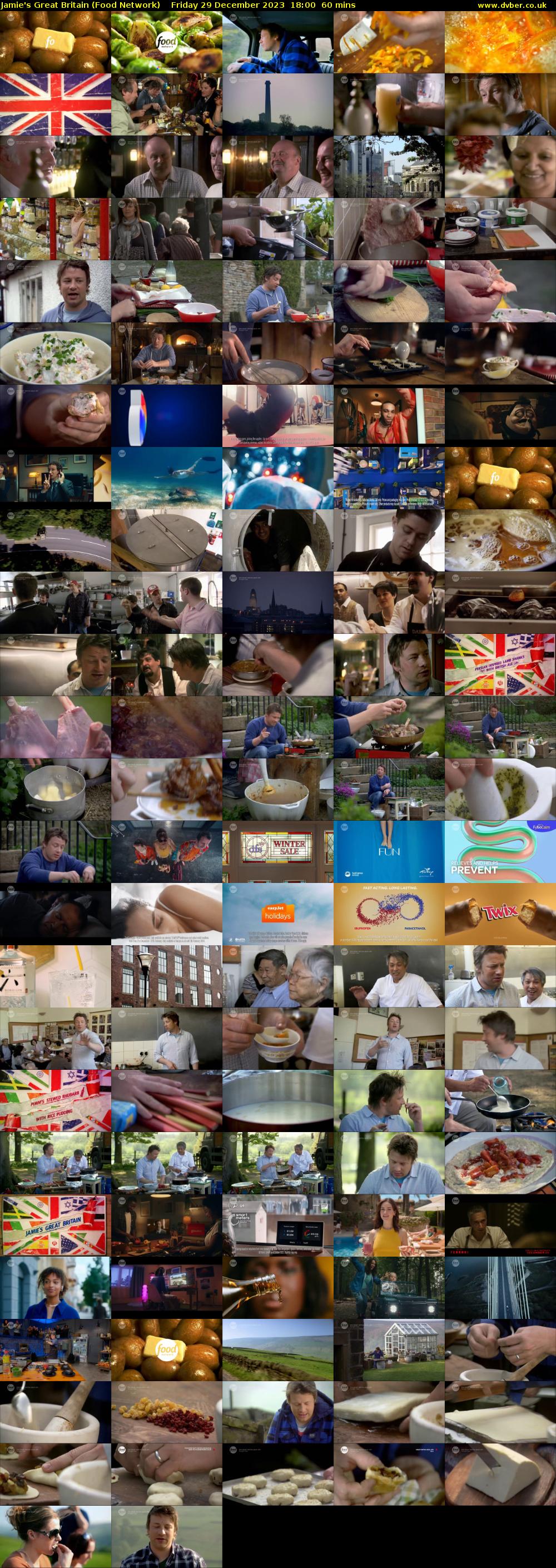 Jamie's Great Britain (Food Network) Friday 29 December 2023 18:00 - 19:00