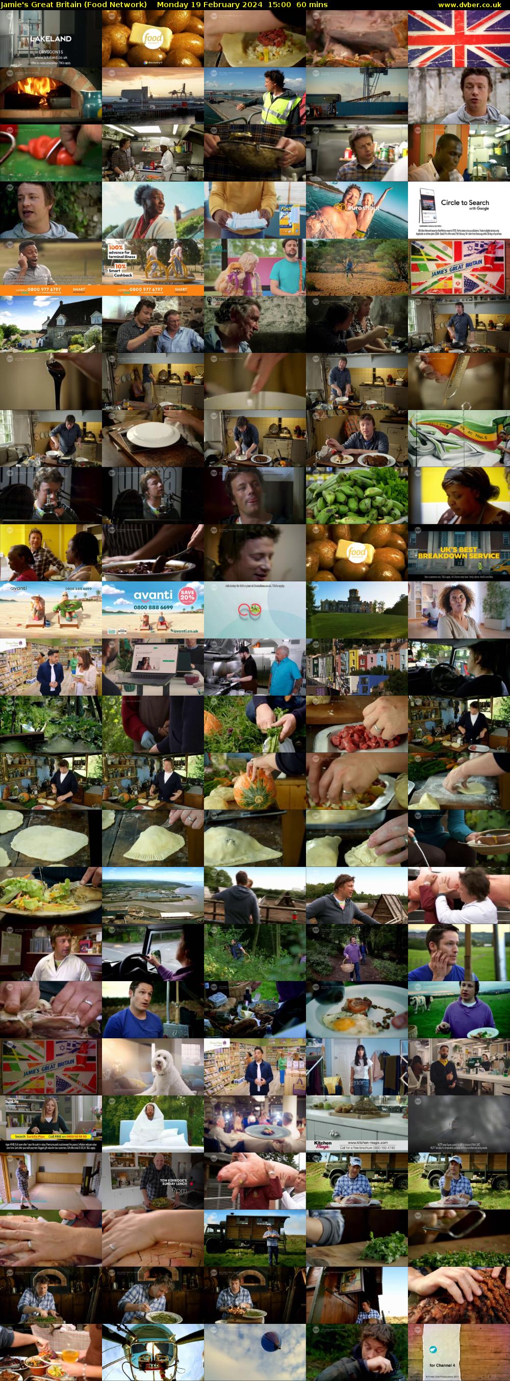 Jamie's Great Britain (Food Network) Monday 19 February 2024 15:00 - 16:00