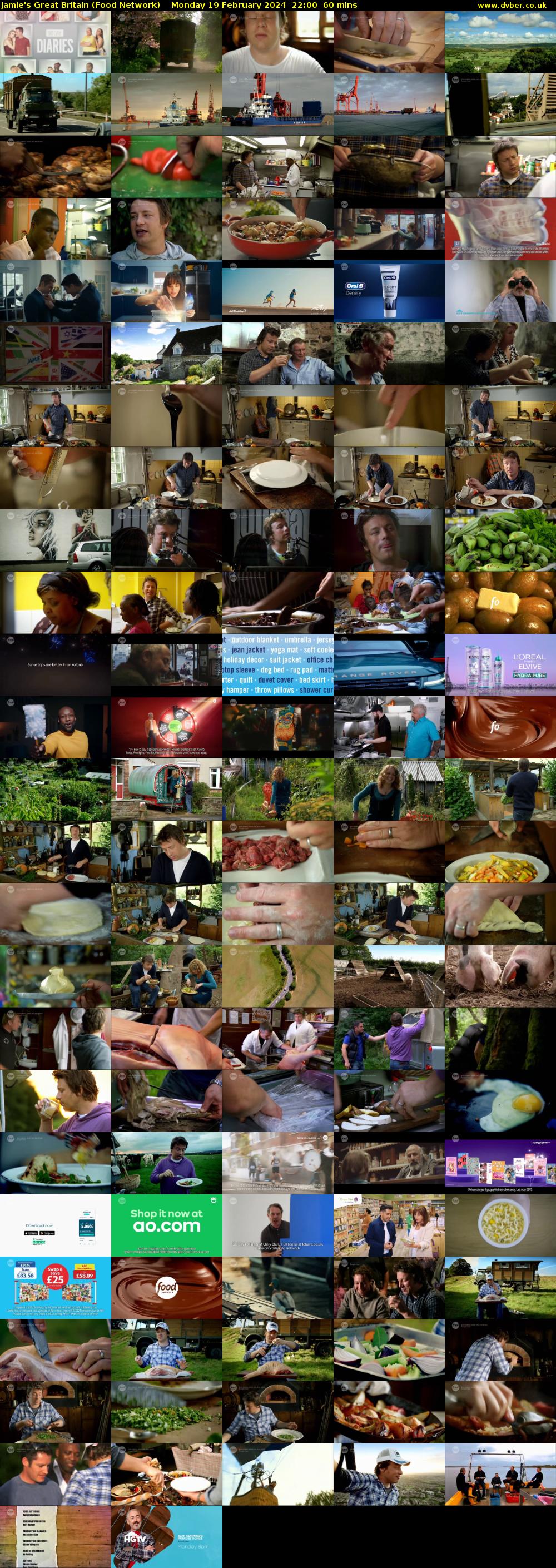 Jamie's Great Britain (Food Network) Monday 19 February 2024 22:00 - 23:00