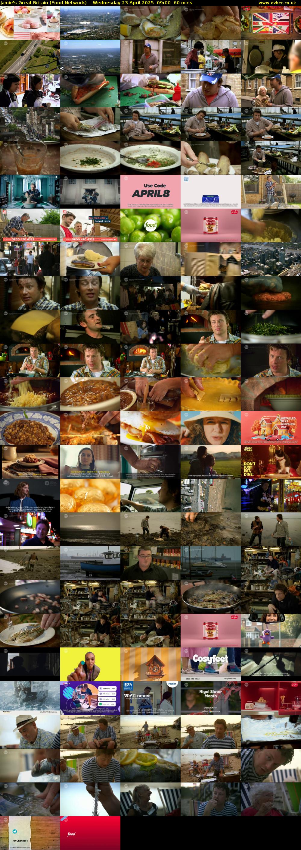 Jamie's Great Britain (Food Network) Wednesday 23 April 2025 09:00 - 10:00
