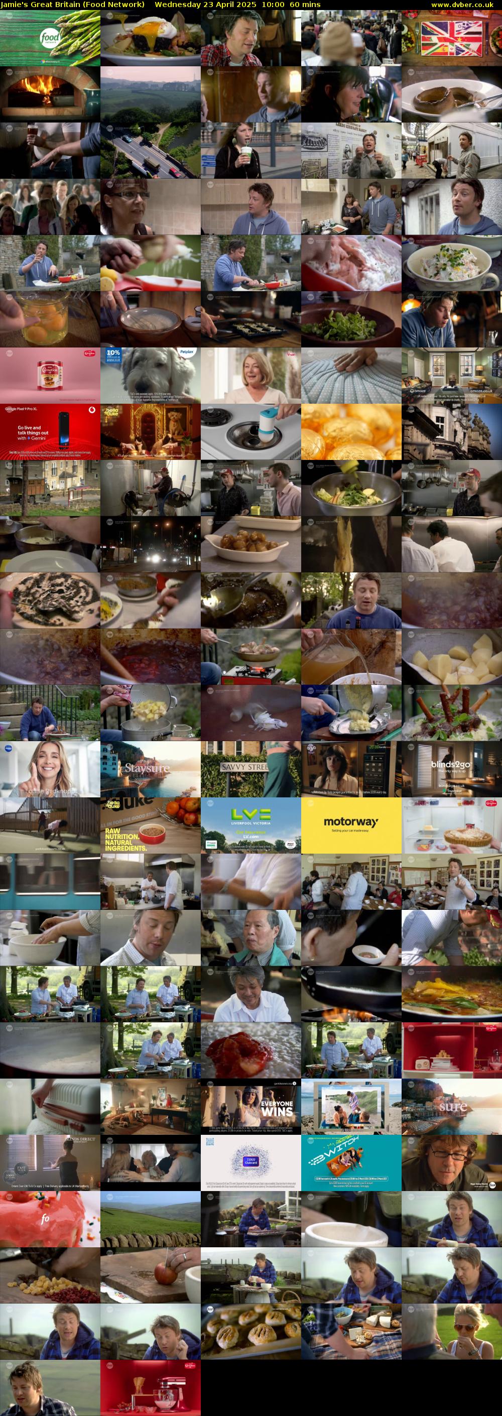 Jamie's Great Britain (Food Network) Wednesday 23 April 2025 10:00 - 11:00