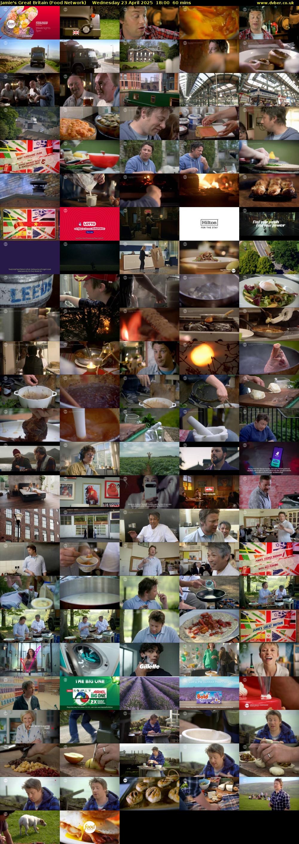 Jamie's Great Britain (Food Network) Wednesday 23 April 2025 18:00 - 19:00