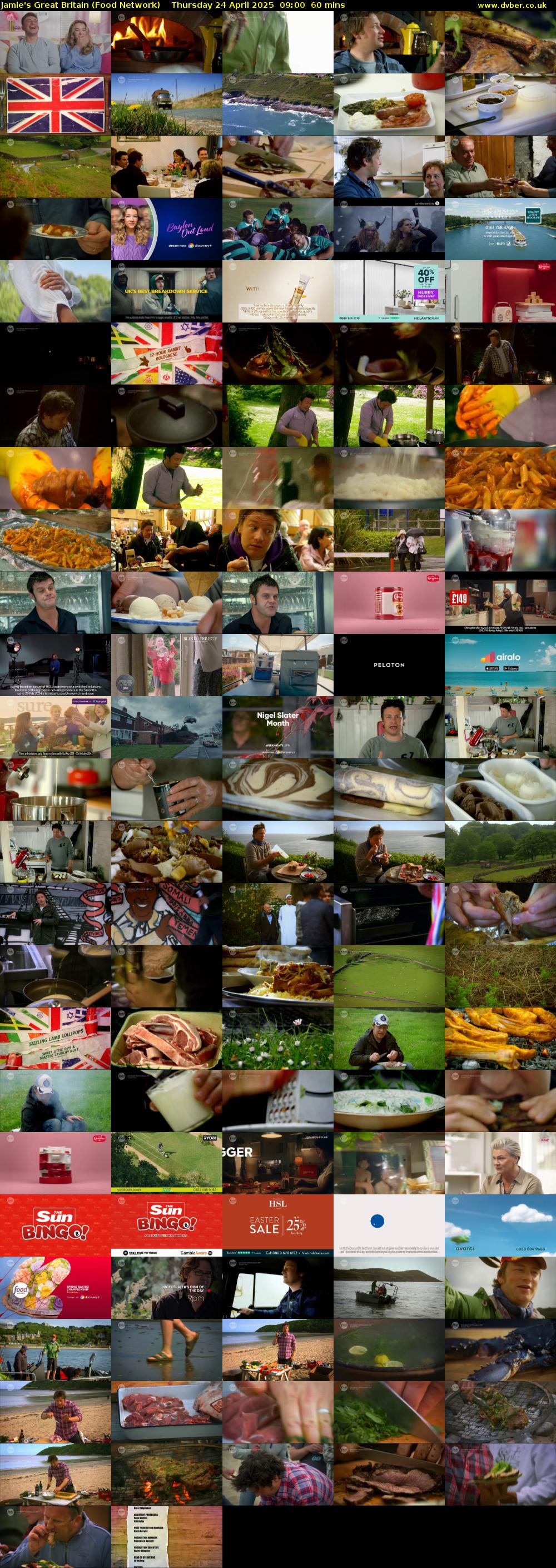 Jamie's Great Britain (Food Network) Thursday 24 April 2025 09:00 - 10:00