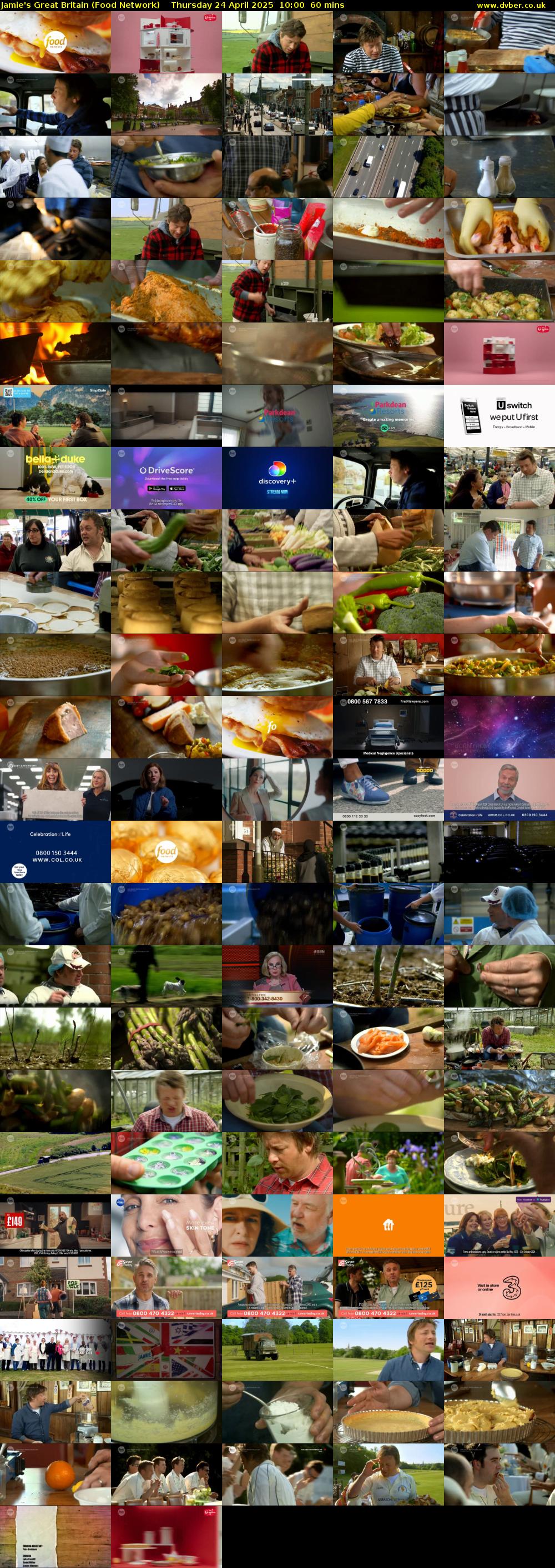 Jamie's Great Britain (Food Network) Thursday 24 April 2025 10:00 - 11:00