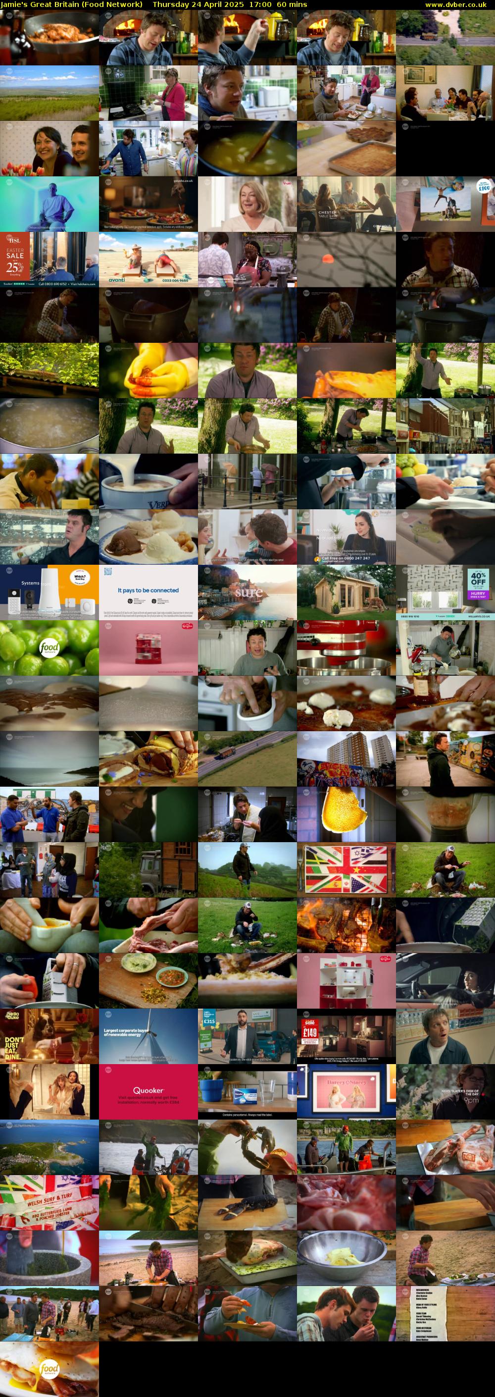Jamie's Great Britain (Food Network) Thursday 24 April 2025 17:00 - 18:00