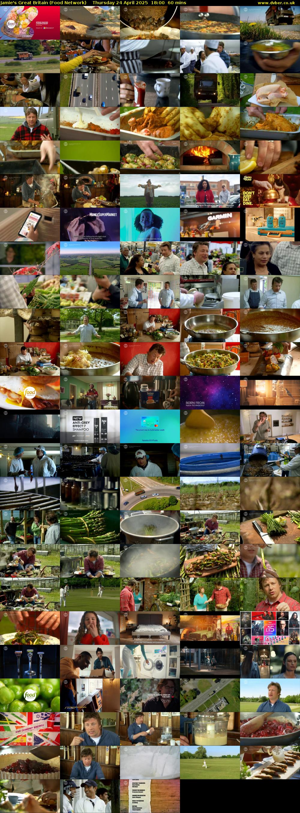 Jamie's Great Britain (Food Network) Thursday 24 April 2025 18:00 - 19:00