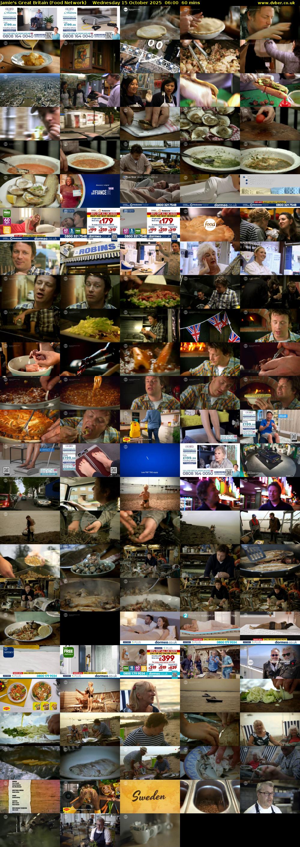 Jamie's Great Britain (Food Network) Wednesday 15 October 2025 06:00 - 07:00