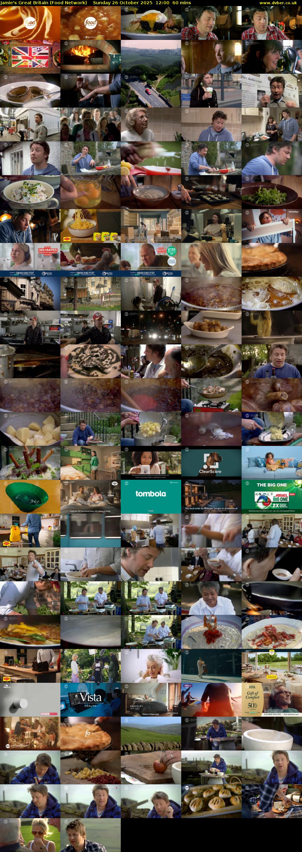 Jamie's Great Britain (Food Network) Sunday 26 October 2025 12:00 - 13:00