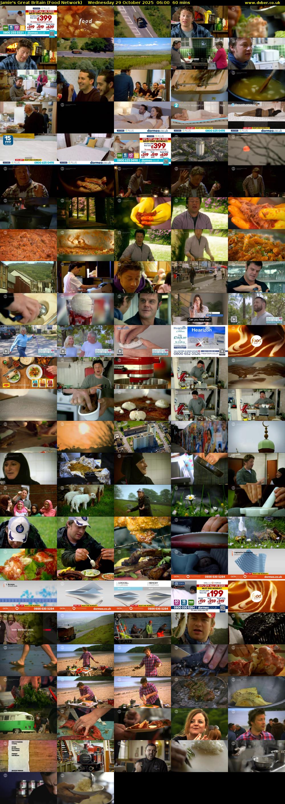 Jamie's Great Britain (Food Network) Wednesday 29 October 2025 06:00 - 07:00
