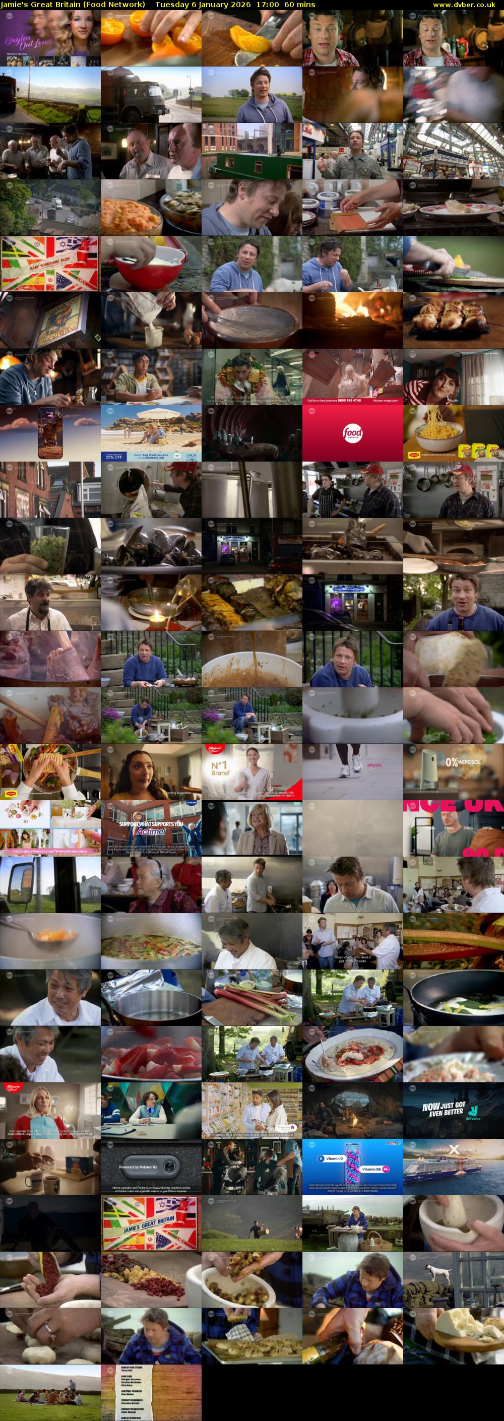 Jamie's Great Britain (Food Network) Tuesday 6 January 2026 17:00 - 18:00